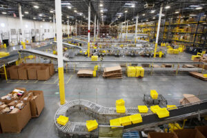 Fast and Organized Package Sorting in a Fulfillment Center